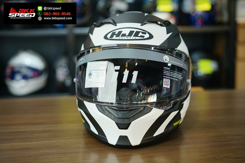 รูปสินค้าหมวกกันน็อคเต็มใบ แบรนด์ HJC รุ่น HJC i11 ลาย/สี i11 instant mc10 สำหรับขี่มอเตอร์ไซค์ รูปเพิ่มเติม 6 จาก BKKSPEED