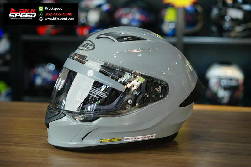 รูปสินค้าหมวกกันน็อคเต็มใบ แบรนด์ HJC รุ่น HJC i11 ลาย/สี i11 N Grey สำหรับขี่มอเตอร์ไซค์ มุมด้านหลัง จาก BKKSPEED