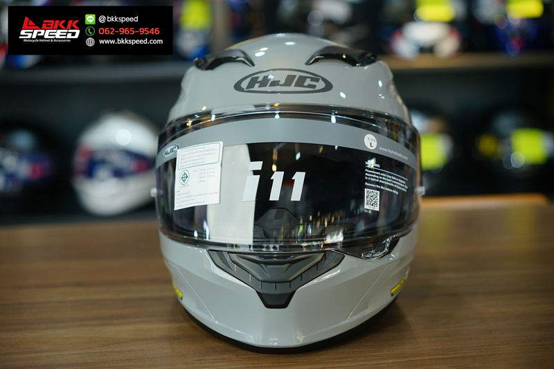 รูปสินค้าหมวกกันน็อคเต็มใบ แบรนด์ HJC รุ่น HJC i11 ลาย/สี i11 N Grey สำหรับขี่มอเตอร์ไซค์ รายละเอียดสินค้า จาก BKKSPEED