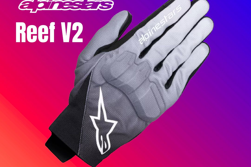 รูปสินค้า ถุงมือ แบรนด์ ถุงมือ Alpinestars ถุงมือ Alpinestars REEF V2 มุมหลักด้านหน้า