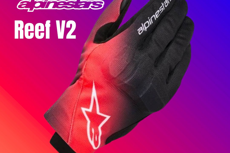 รูปสินค้า ถุงมือ แบรนด์ ถุงมือ Alpinestars ถุงมือ Alpinestars REEF V2 มุมด้านข้าง