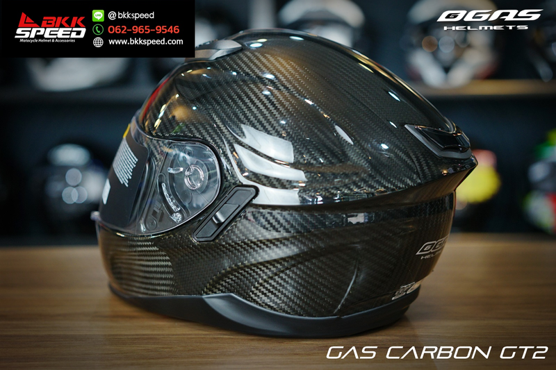 รูปสินค้าหมวกกันน็อคเต็มใบ แบรนด์ GAS รุ่น Carbon ลาย/สี GT2 สำหรับขี่มอเตอร์ไซค์ รูปเพิ่มเติม 5 จาก BKKSPEED