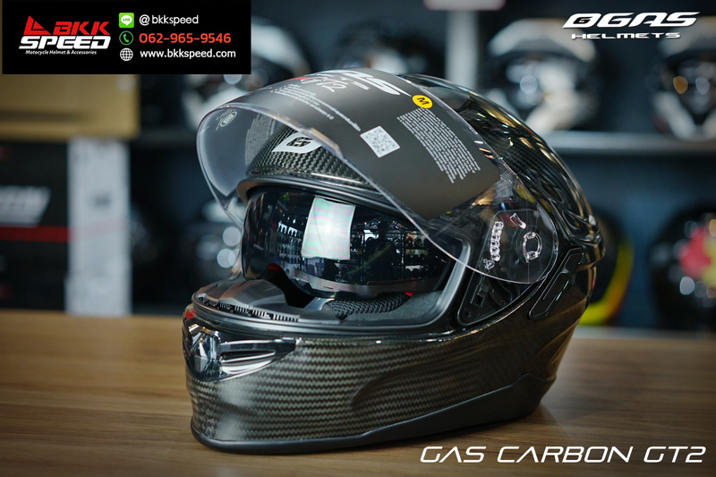 รูปสินค้าหมวกกันน็อคเต็มใบ แบรนด์ GAS รุ่น Carbon ลาย/สี GT2 สำหรับขี่มอเตอร์ไซค์ รูปเพิ่มเติม 6 จาก BKKSPEED