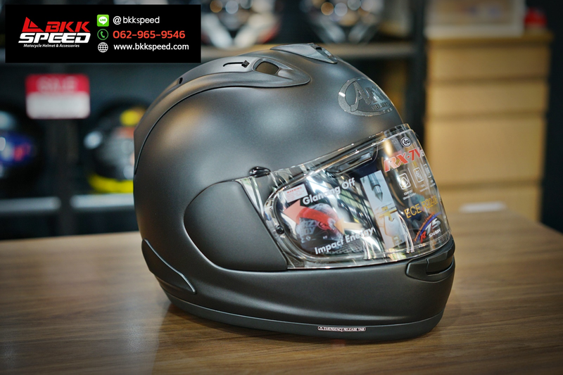 รูปสินค้าหมวกกันน็อคเต็มใบ แบรนด์ ARAI รุ่น ARAI RX-7V EVO ลาย/สี RX7V EVO Black Frost สำหรับขี่มอเตอร์ไซค์ มุมด้านหลัง จาก BKKSPEED