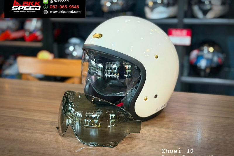 รูปสินค้า ชิว Visor ชิว Shoei JO Dark Smoke มุมด้านข้าง